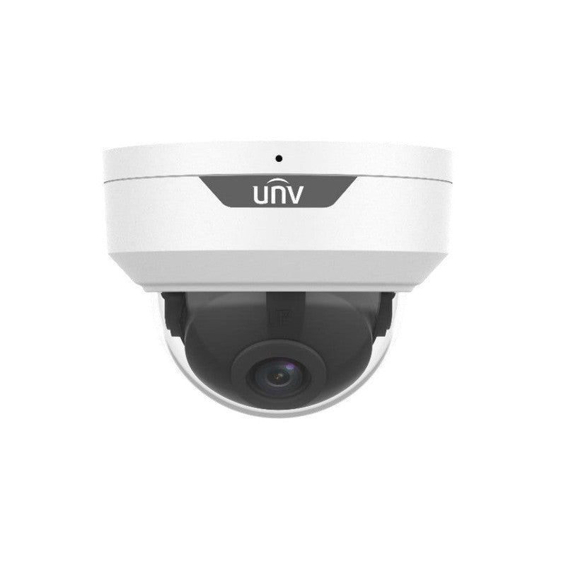 Uniview Easy Series IP Camera White Wireless 2mp/1080p H.264/5/5+/ Mjpeg Dome Digital Wdr Plastic/metal 2.8mm Fixed Lens IR 30m Ip67 Built In Mic Support Up To 128gb SD Ik10 12vdc