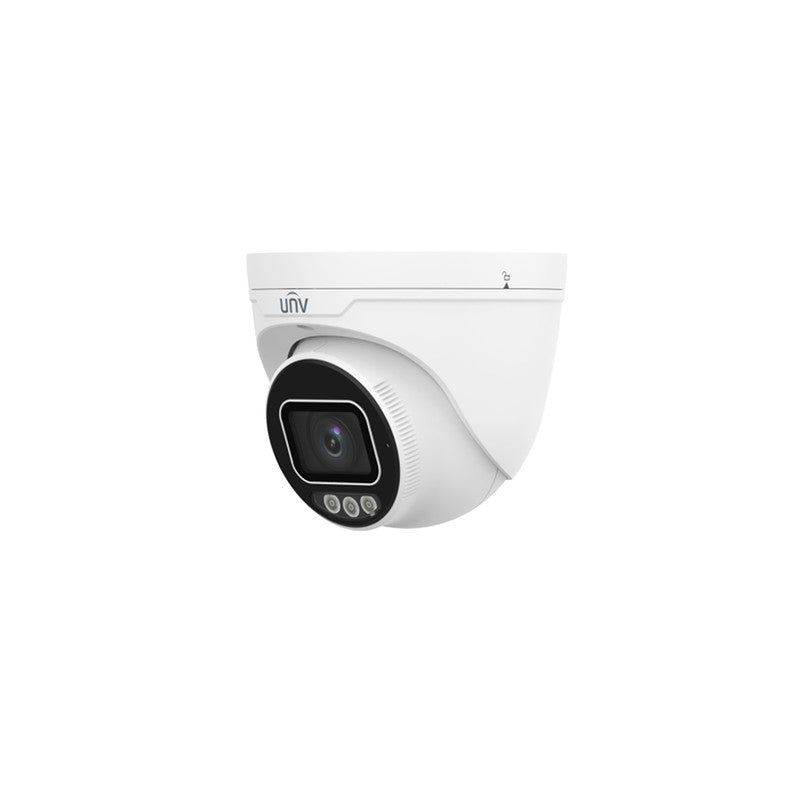 Uniview Ipc3636sb-adzkm-dl-i1 6MP IP Camera Turret Vf 2.7-13.5mm Mic IR 40m Ip67 Ik10 POE Upto 512gb SSD 12vdc