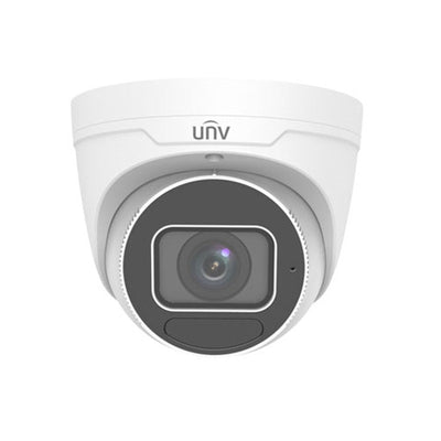 Uniview IP Camera White AI Active Deterrance 6MP H.264/5/5+/ Mjpeg Bullet 130 Wdr Metal 2.8mm Fixed Lens Color Hunter With Wise-isp Ir+warm LED 40m POE Ip67 Built In Mic Support Up To 512gb SD 12vdc