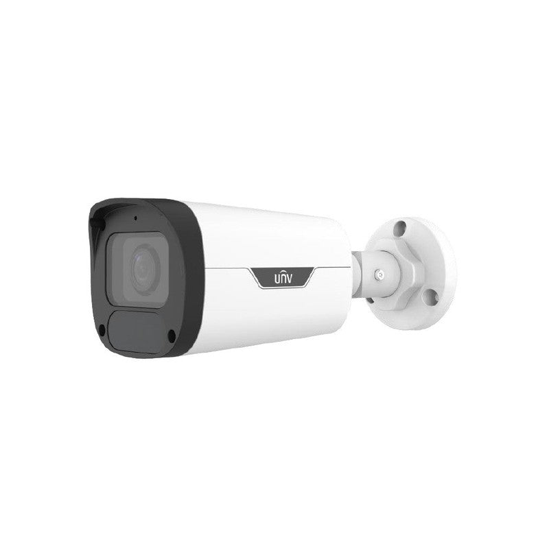 Uniview Easy Series IP Camera White 5MP H.264/5/5+/ Mjpeg Bullet 120 Wdr Metal 2.8-12mm Motorised Lens 4x Zoom IR 50m POE Ip67 Built In Mic Support Up To 256gb SD 12vdc
