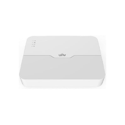Uniview Easy 8ch NVR 8x POE Upto 8mp/ 4K 48mbps Input 1xsata HDD Port Up To 6tb Each 52vdc