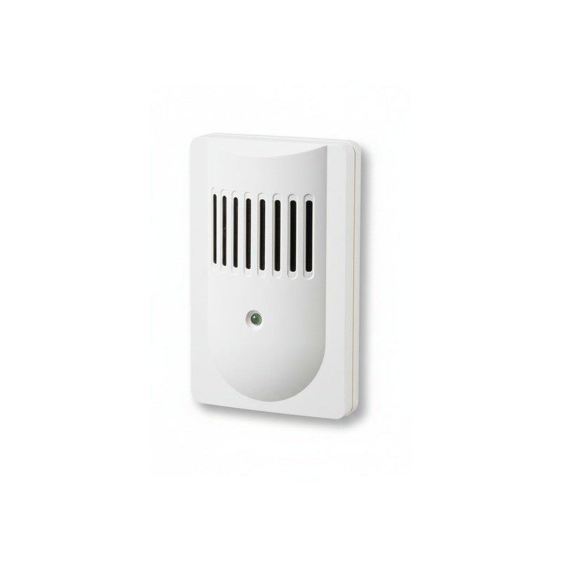 Takex Hardwired Glass Break Detector Ultrasonic Mic White 8x7m Detection Area 1x N/c Output (dry) Plastic Wall Mount 9-20vdc