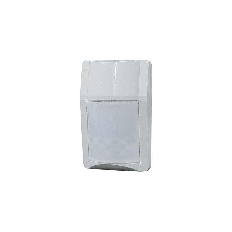 Takex Hardwired Pir With Wide Angle White Pet Up To 18kg 12m Detection Area 1x Spst Configurable Output (dry) Flashing/ Solid Red LED Indicators Plastic Wall Mount Upto 2.5m Mount Height 7-28vdc