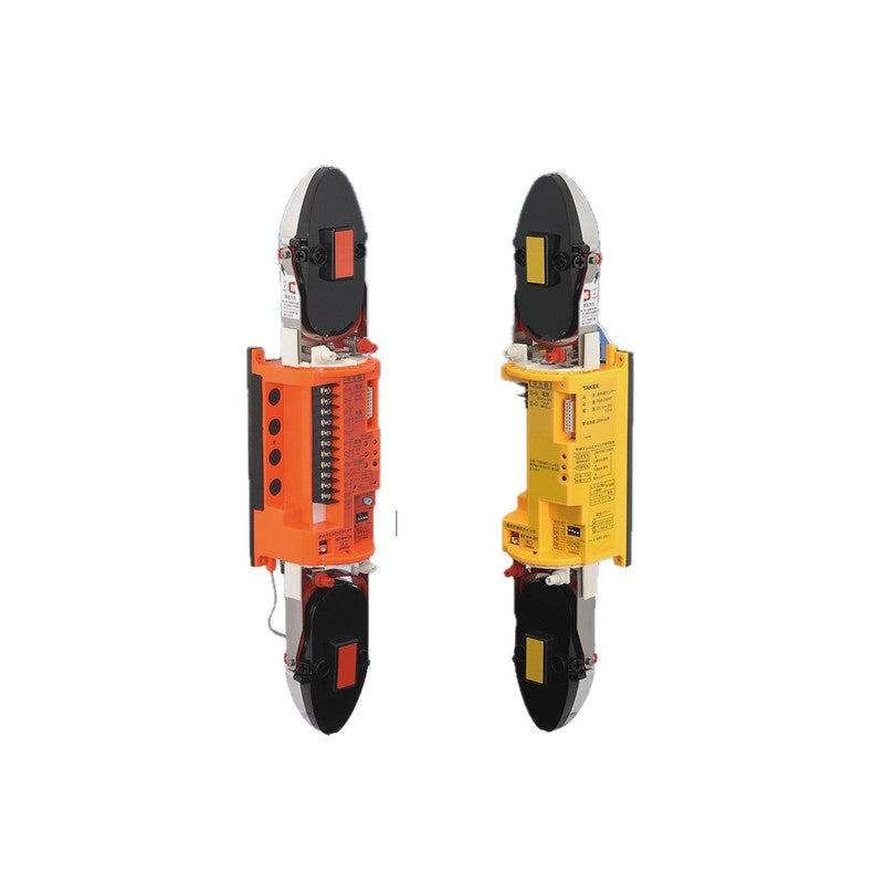 Takex Hardwired Anti Crawl Pe Beam With Quad Beam Black/ Yellow & Black/ Orange 100m Detection Area 2x Spst Configurable Plastic Ta Tower Mount 12-30vdc