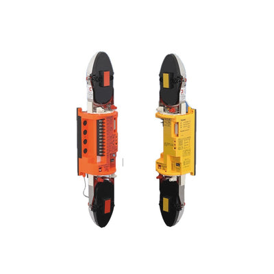 Takex Hardwired Anti Crawl Pe Beam With Quad Beam Black/ Yellow & Black/ Orange 100m Detection Area 2x Spst Configurable Plastic Ta Tower Mount 12-30vdc