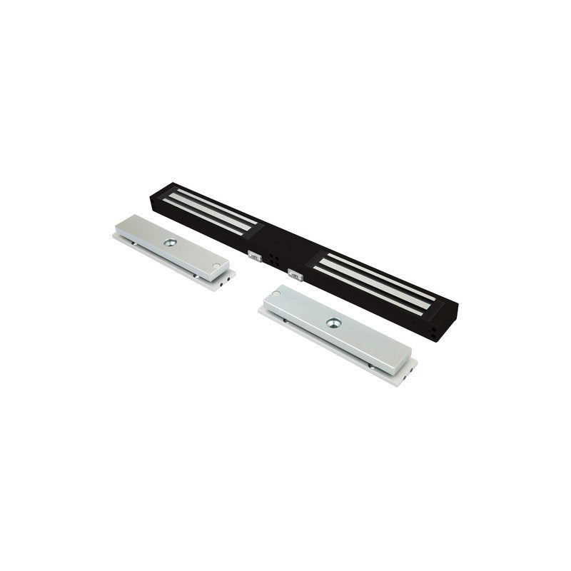 Lox 3500 Series Slimline Electric Double Mag Lock Monitored Fail Safe (ptl) 12-24vdc