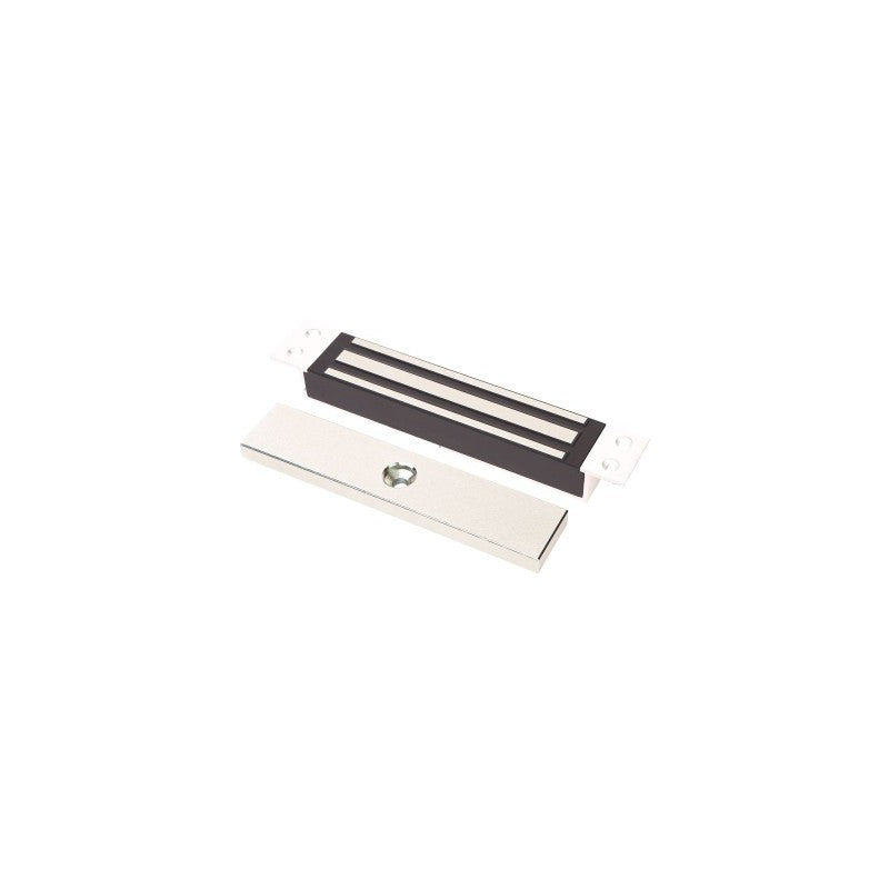 Lox Electric Single Mag Lock Black/silver Monitored Lock Status Sensor 280kg Holding Force Fail Safe (ptl) Recessed Mount No Fire Rating 12/24vdc