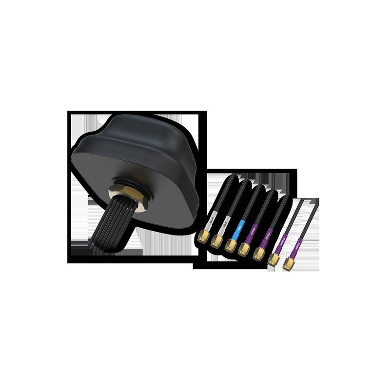 Teltonika Nht-pr1kc640 5g Combo Mobile Mimo Wifi Mimo Gnss Roof Sma Antenna 4dbi 5x Sma Male 2x Rp Sma Male 3-12vdc Ip67 189x182x85 (mm)