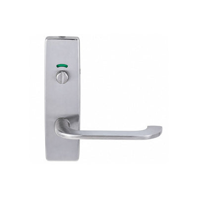 Assa Abloy Lockwood 1822/70sc Square End External Plate Furniture Lever LED Satin Chrome Brushed