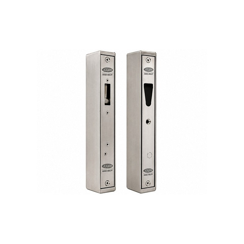 ASSA ABLOY Assa Padde Es8000 V-lock Glass Door Housing Kit Incl Dress Plate And 3m Fixing Tape