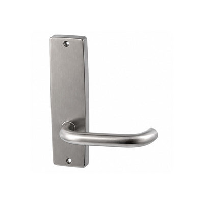 ASSA ABLOY Lockwood 1905/70sc Standard Square End Interior Plate Type 70 Round Lever 32-45mm Door Suit 3770 Series Mortice Lock Satin Chrome 166hx48wx12d (mm)