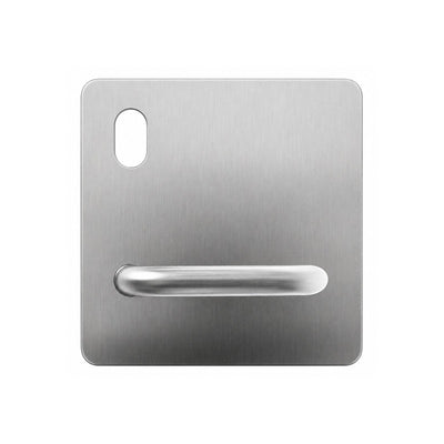 Assa Abloy 202 Series 20201na/96lss External Stainless Steel Lever Plate Cylinder Hole Left Handed Pull 162wx162h (mm)