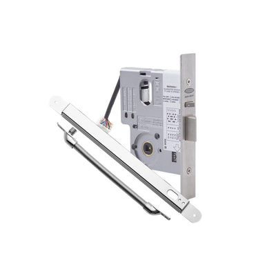 Assa Abloy Lockwood 3570 Series Standard Electric Mortice Lock With Power Transfer Lead Cover Monitored Fail Safe/fail Secure(field Changeable) 12/24vdc