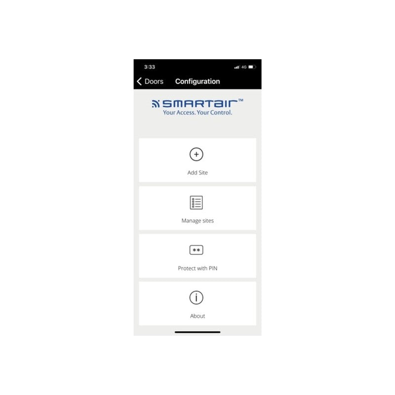 Lockwood Assa Abloy Sncclicmobile Smartair Wireless Remote Opening Mobile App Ios Android