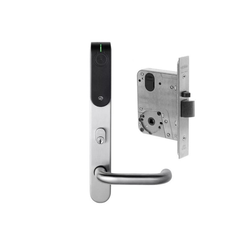 Lockwood Aperio E103mub1ss1/3772 E100 V3 Escutcheon 35-45mm Door Multiclass Mobile Access With 3772 Mortice Lock Brushed Stainless Steel