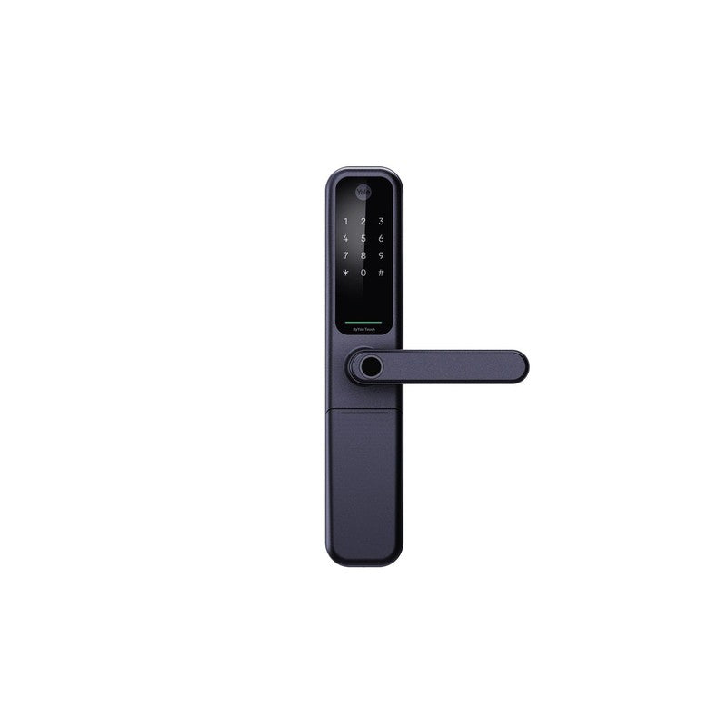 Yale Assa Abloy Yale Ybym/60/hk Byyou Pro 60mm Backset Smart Mortice Lever Lock Fingerprint Keypad Nfc Key Override Ipx4 Matt Black