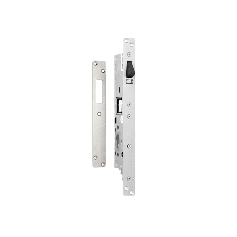 Lockwood Assa Abloy Es8200 Series Electric Mortice Lock 30mm Backset Silver Non Monitored Key Override 70kg Pre-load 2500kg Holding Force Fail Secure(pto) 4 Hour Fire Rating 24vdc