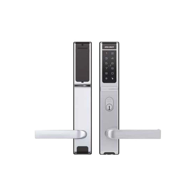 ASSA ABLOY Assa Aperio Wireless Au100 V3 Keypad (2x6) & Reader Suits 3772 Mortice Locks 35-50mm Door No Lock Includes Satin Chrome 4x Aaa Batteries 2 Hour Fire Rated Sl8 & Dl8 Security Standards