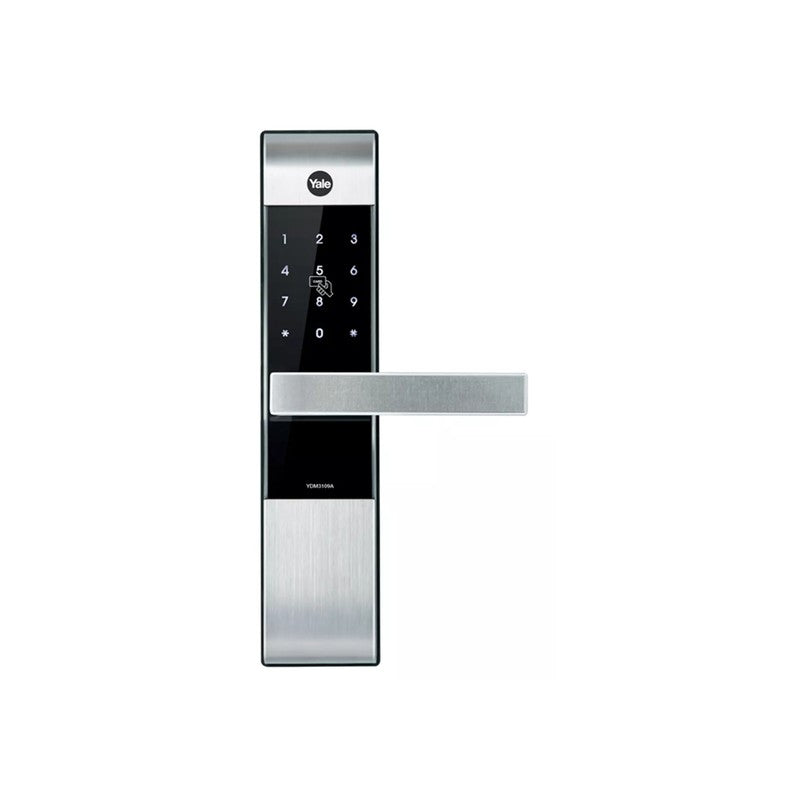 Lockwood Assa Yale Sydm3109a/60/hk/sil Ydm3109a Smart Mortice Lock With Keypad 60mm Backset Yale Home Module Silver/black