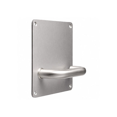 ASSA ABLOY Assa Lockwood 20305nn/96lss Artefact 202 Interior Plate 96 Lever Left Hand 35-45mm Door Stainless Steel Silver Fire Rated 4 Hour 162lx162wx2d (mm)