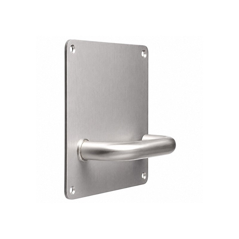 ASSA ABLOY Assa Lockwood 20305nn/96lss Artefact 202 Interior Plate 96 Lever Left Hand 35-45mm Door Stainless Steel Silver Fire Rated 4 Hour 162lx162wx2d (mm)