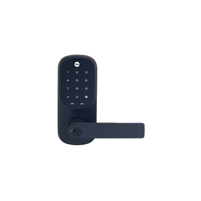 Yale Assa Abloy Yale Standard Electric Wireless Door Lock With Keypad 60-70mm Backset Black LED Indicator Key Override Battery Powered