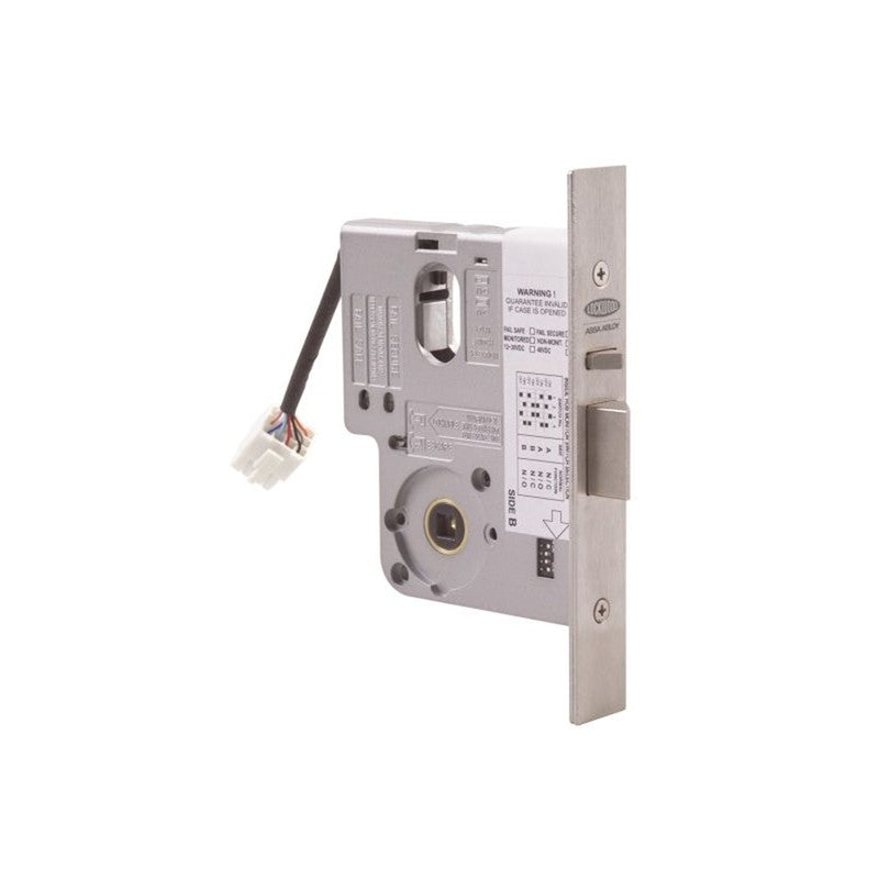 ASSA ABLOY Assa Lockwood 3570elm2sc Electric Mortice Lock Monitored 2x Cylinders 60mm Backset Lock Status Door Status LED Key Override Fail Safe/fail Secure 4hr Fire Rated 12-24vdc Satin Chrome