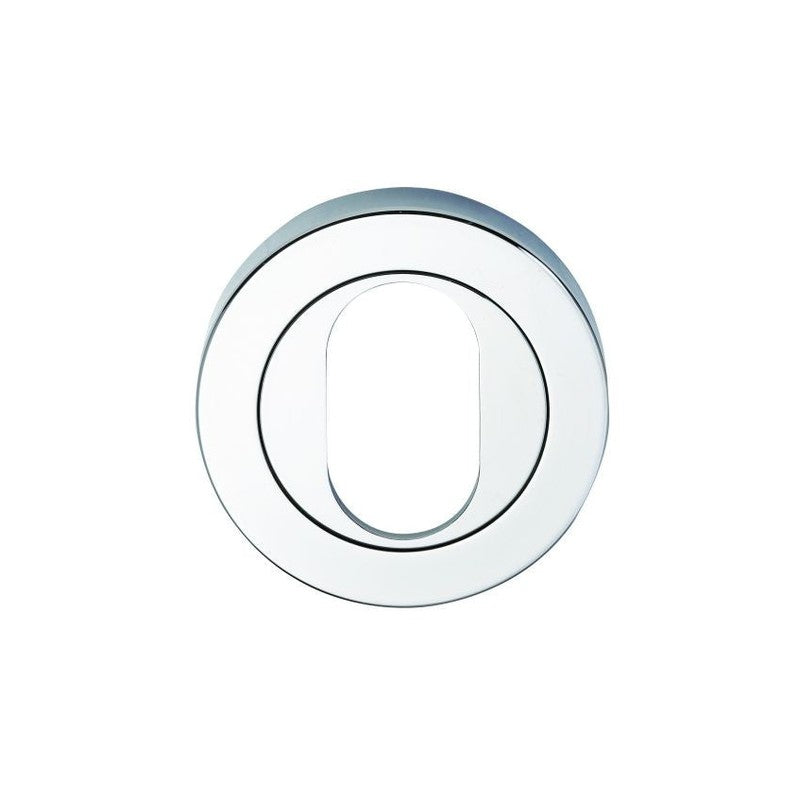 ASSA ABLOY Lockwood 1226/isc Symphony 1220 Oval Cylinder Escutcheon Surface Fix Satin Chrome Cover Only