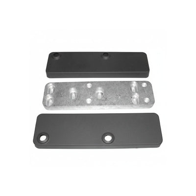 ASSA ABLOY Assa Lockwood 5831 Series Mounting Bracket With Cover For Electric Swing Door Operator Black