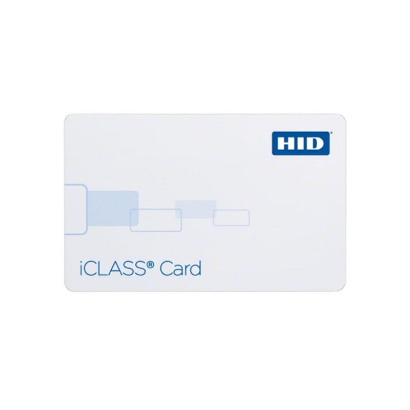 Lockwood Hid Iclasscard16k Iclass 16k Smart Card 13.56mhz Front & Back Plain Inkjet Printable No Slot Punch White