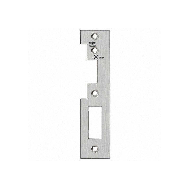Assa Abloy 219100-539 E-type Euro Sash Din Rh Face Plate Square Corners Stainless Steel 150hx30wx4d (mm)