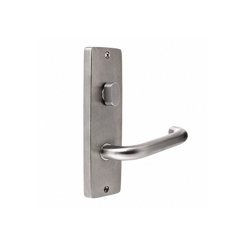 Assa Abloy Lockwood 1904/70sc Square End Internal Plate Type 70 Round Lever Turnknob Suits 3770/3570 Locks Satin Chrome 166hx48wx12d (mm)