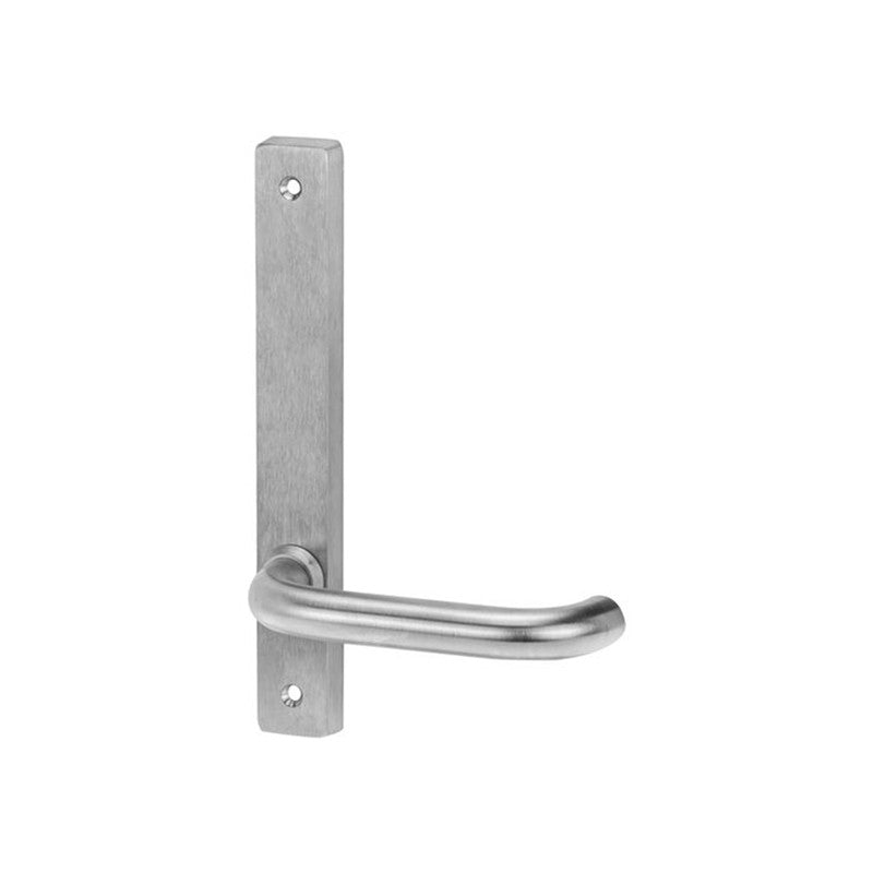 ASSA ABLOY Assa Lockwood 4905/70pc/mb Square End Plate Door Furniture 70 Lever Powdercoat Matt Black 185lx26wx11.5d (mm)
