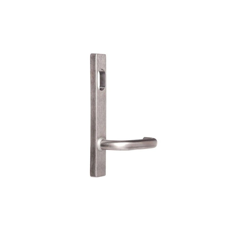 ASSA ABLOY Assa Lockwood 4801/70pc/mb 4800 Series Square End Narrow Plate Door Furniture With 70 Lever 185lx26wx11.5d (mm) Powdercoat Matt Black