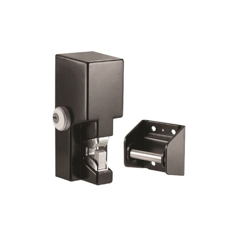 Assa Abloy Securitron Gl1-fsm Electromechanical Gate Lock Surface Mount Monitored Fail Safe 907kg Holding Force 45kg Preload 12/24vdc Black