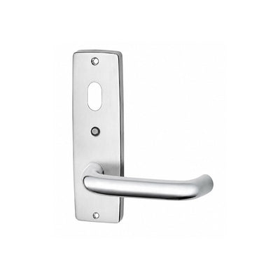 ASSA ABLOY Lockwood 1920/70sc Square End Interior Plate Cylinder Hole LED Type 70 Round Lever Suit 3770 32-45mm Satin Chrome