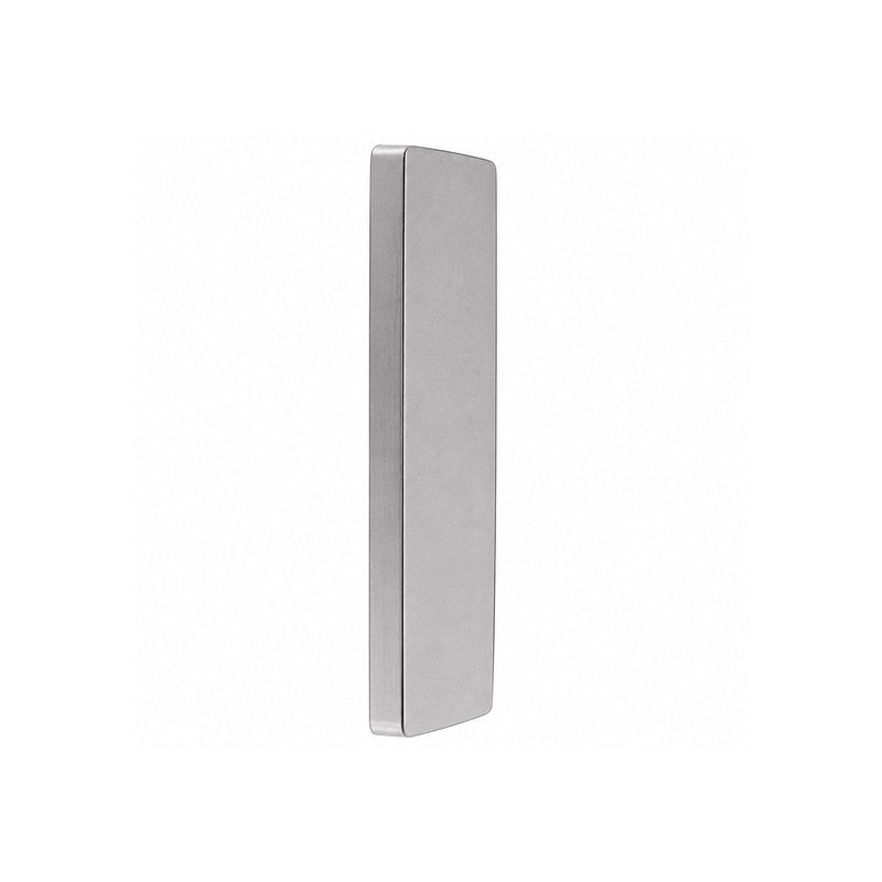ASSA ABLOY Lockwood 1807sc 1800 Series Square End Blank Furniture Plate Satin Chrome Brushed