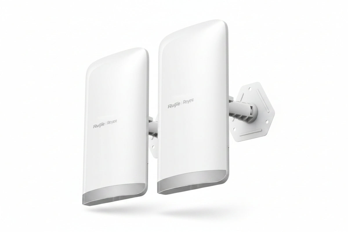 Ruijie Reyee Rg-est350v2 5ghz High Power Wireless Bridge Kit (2-pack, 867mbps, 5km, Gigabit, 15dbi)