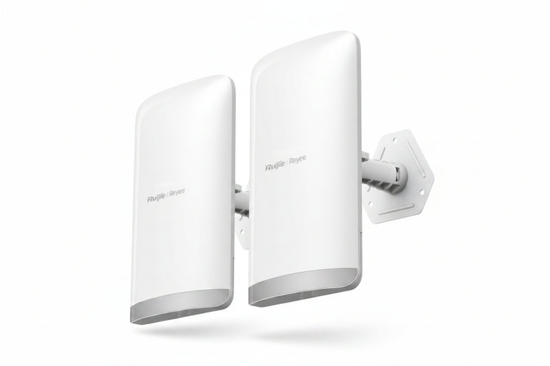 Ruijie Reyee Rg-est350v2 5ghz High Power Wireless Bridge Kit (2-pack, 867mbps, 5km, Gigabit, 15dbi)
